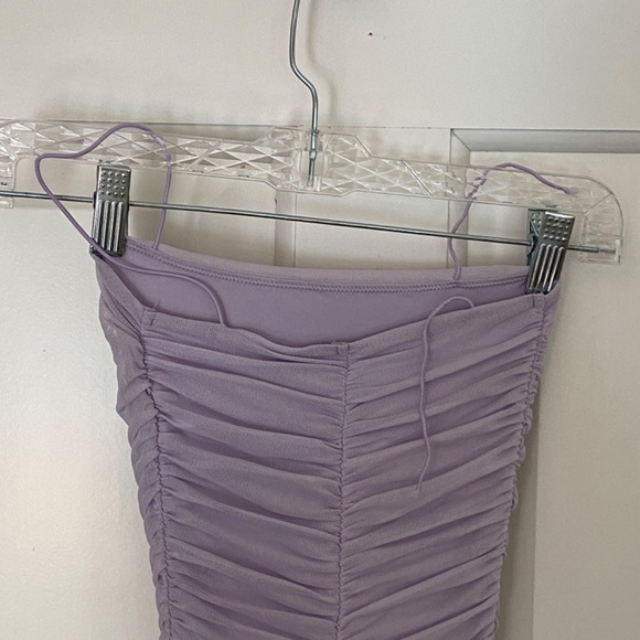 Oh Polly Keep It Simple Ruched Midaxi Dress/Lilac Lavendar, 33913 - Picture 7 of 14